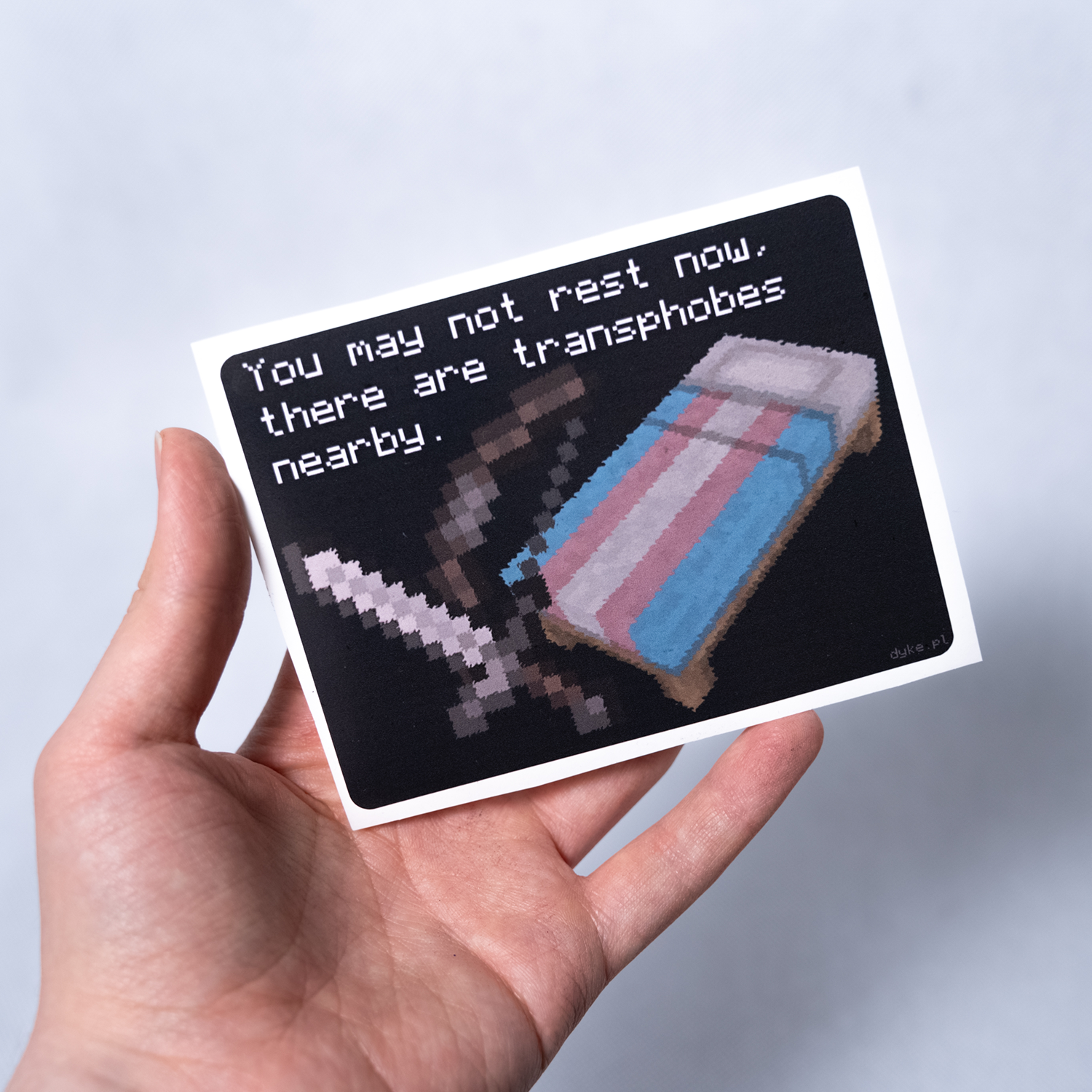You may not rest now - Sticker