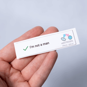 I'm not a man reCaptcha Sticker