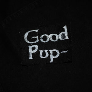 Good Pup~ Patch - Black