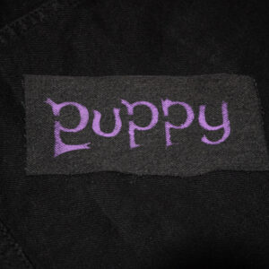 puppy Patch - Black/Purple