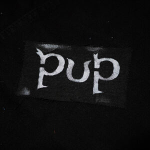 pup Patch - Black/White